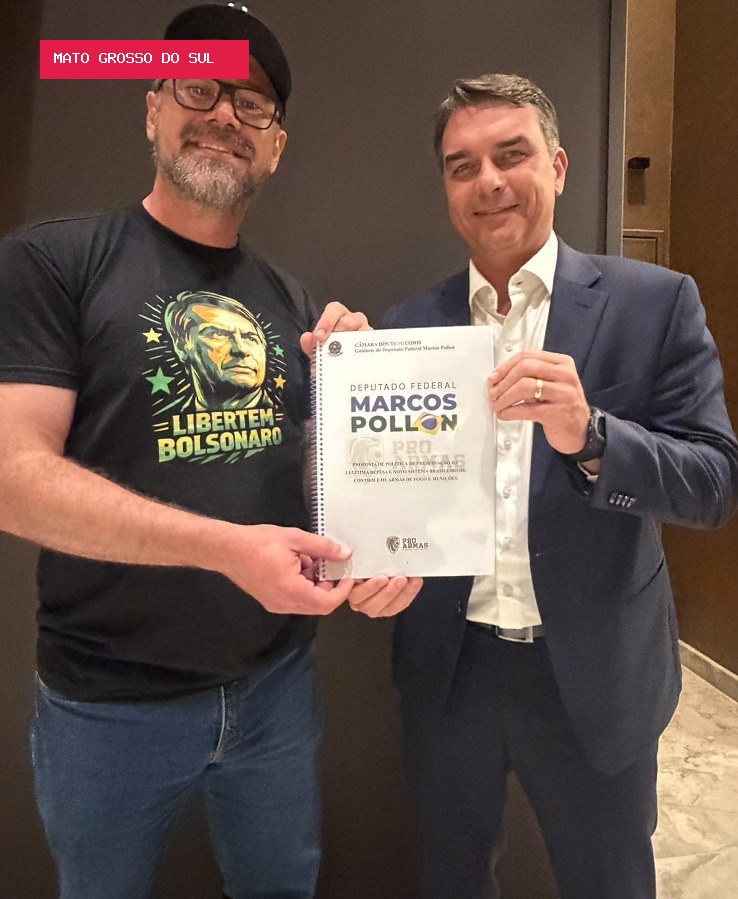 Marcos Pollon convoca eleitores de Mato Grosso do Sul para reforçar campanha de Flávio Bolsonaro