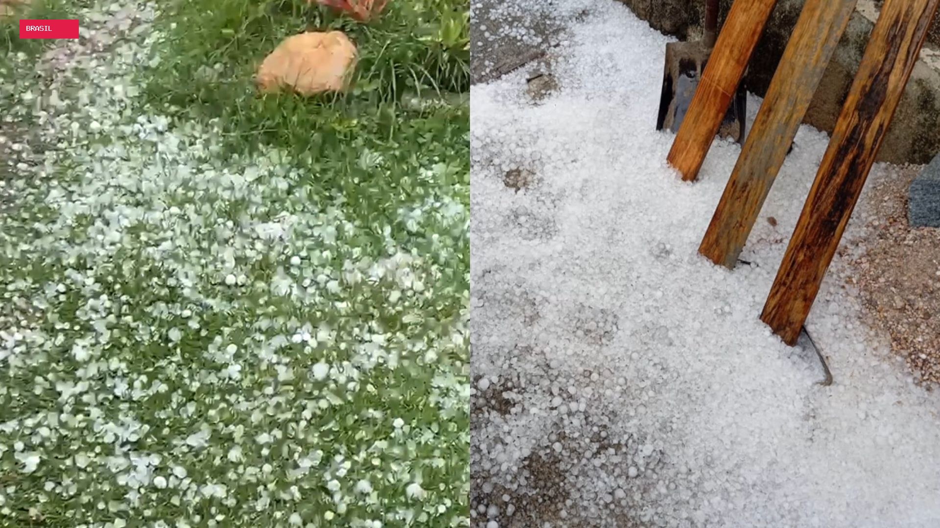 Grande BH tem temporal com granizo e rajadas de vento nesta sexta-feira