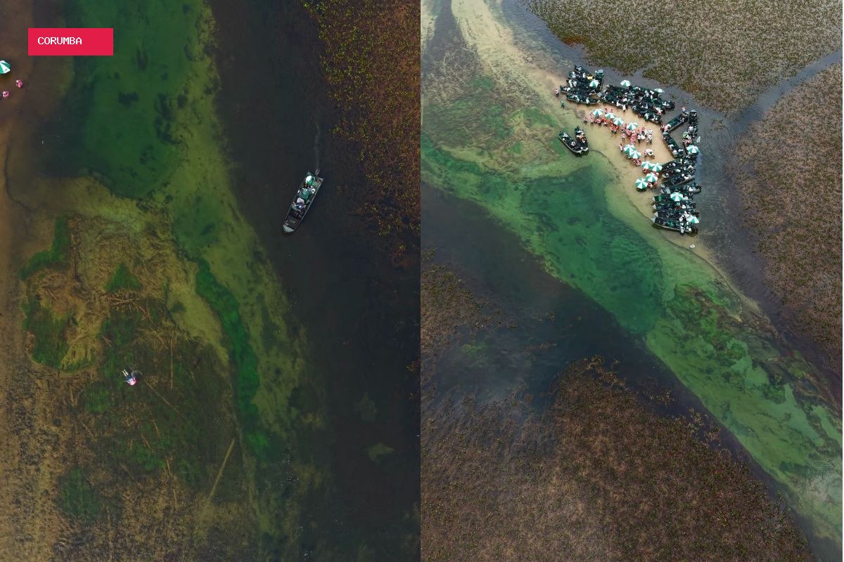 O refúgio de águas cristalinas e paisagens exuberantes no rio Paraguai Mirim; VÍDEO
