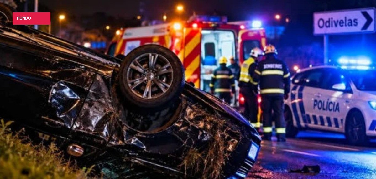 Brasileira morre após carro capotar em Portugal