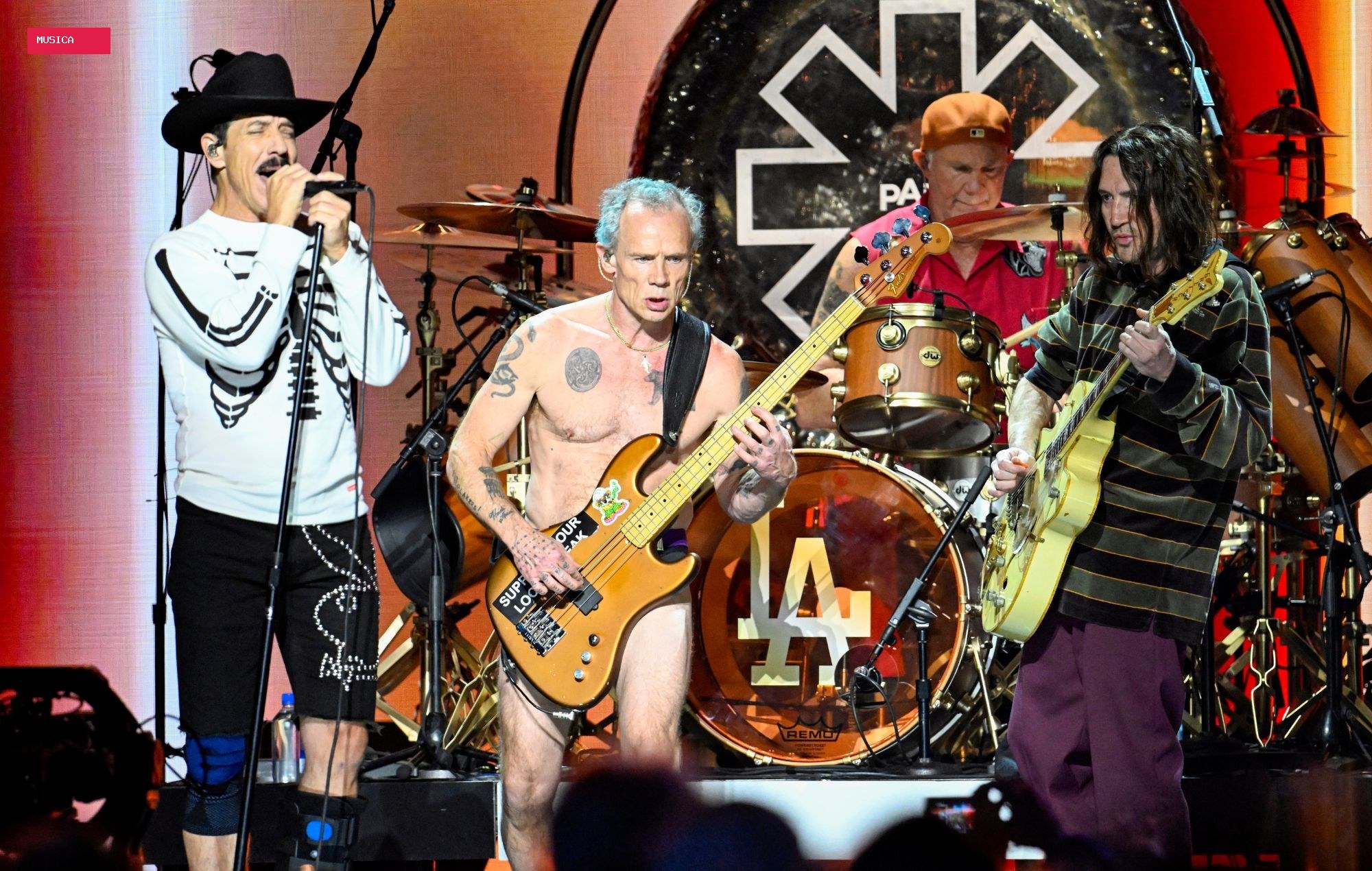 Watch Red Hot Chili Peppers play classic Hillel Slovak-era songs for first time in decades at Hollywood