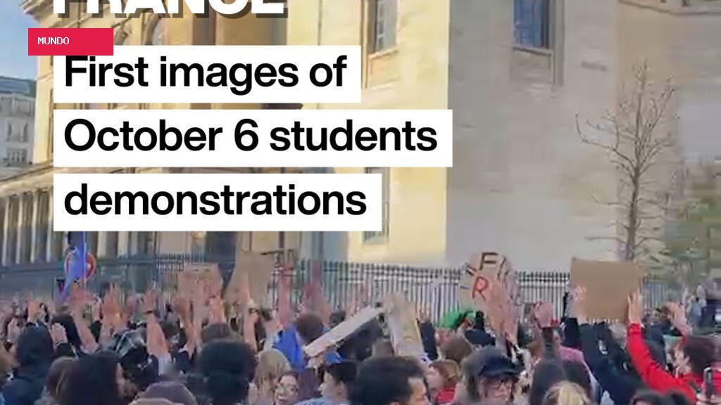 Student protests: First images from demonstrations in Paris