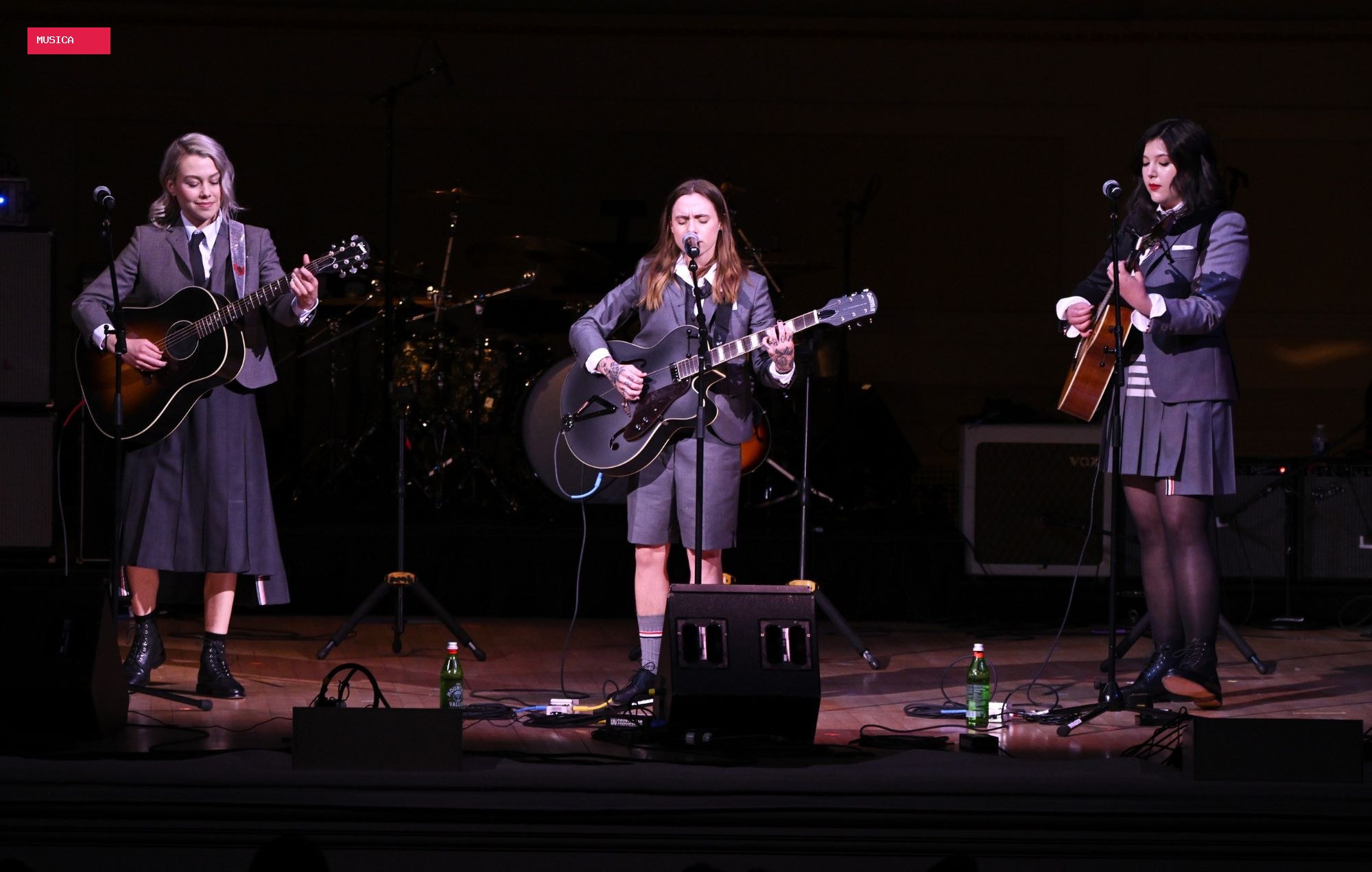 Watch Phoebe Bridgers reunite with Boygenius bandmates for Lance Oppenheim-directed acoustic performance