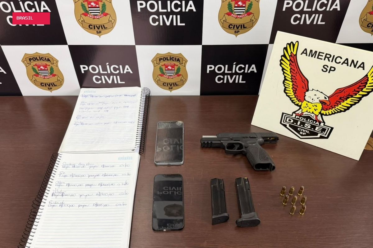 "Tubarão", suspeito de financiar tráfico com agiotagem, é preso com pistola