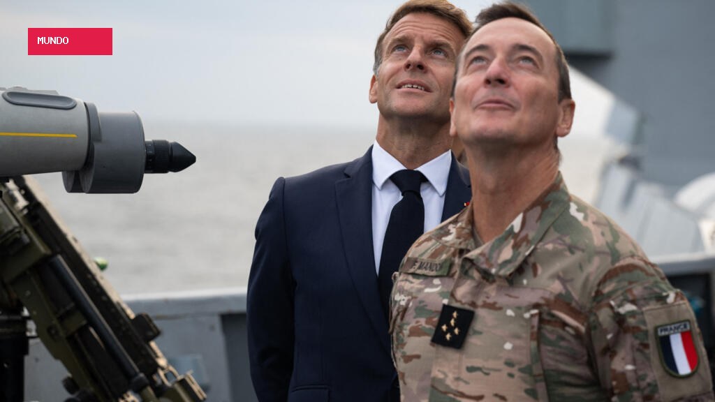 Macron assiste a exercício de míssil nuclear para enviar ‘mensagem forte e clara’ a adversários