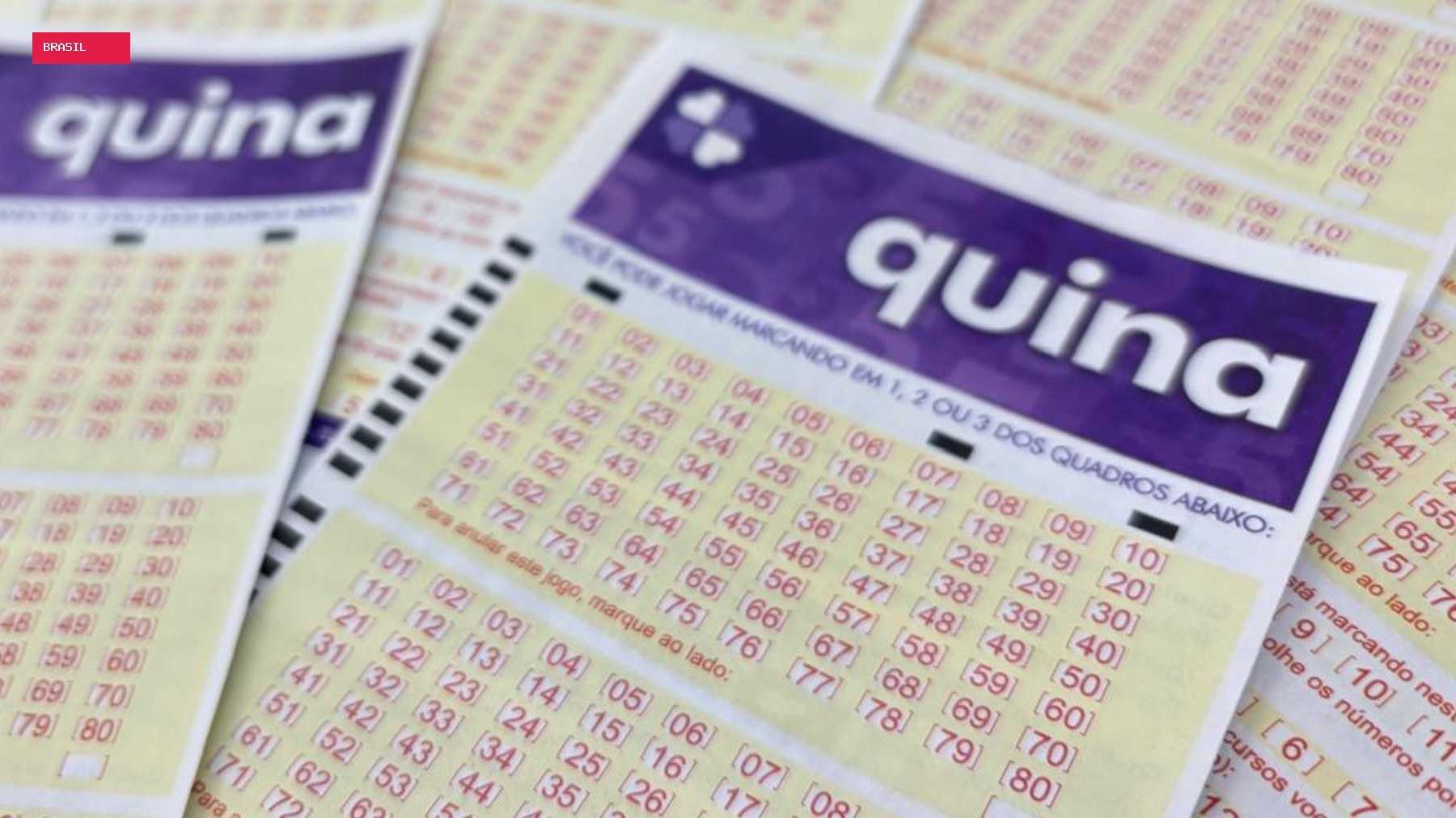 Quatro apostas do Paraná ficam a um número do prêmio milionário da Quina, mas faturam até R$ 60 mil