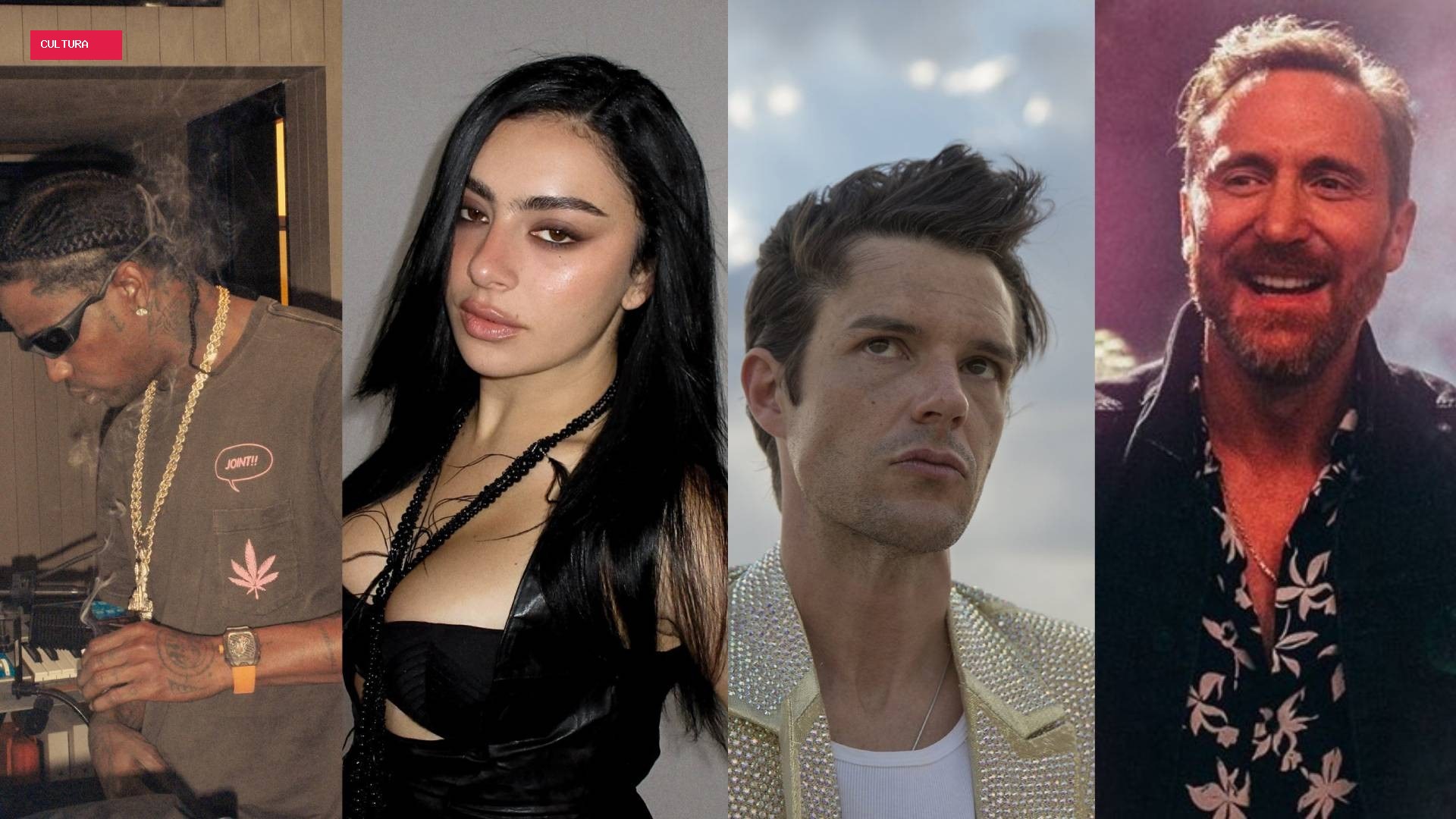 Lollapalooza 2027 anuncia line-up com Charli XCX, Travis Scott, The Killers e David Guetta