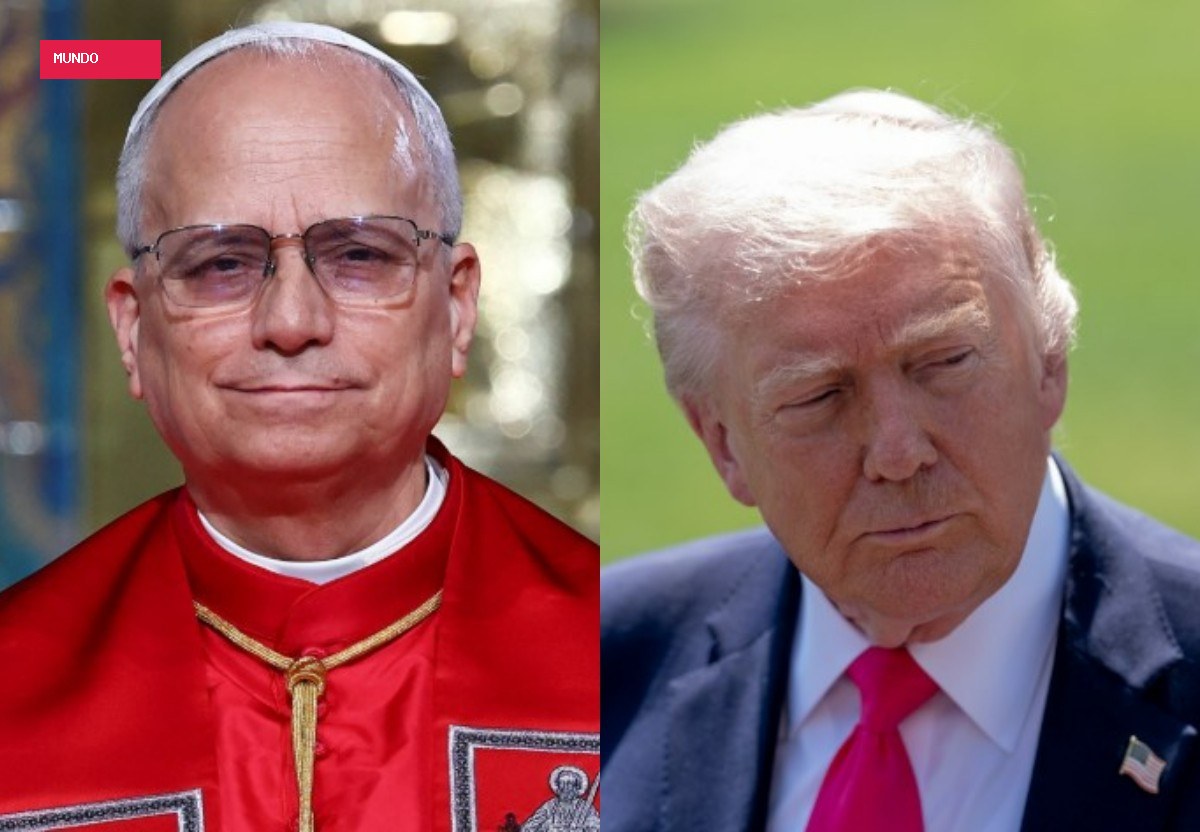 Trump deseja melhoras para Papa Leão XIV, diagnosticado com câncer de pulmão