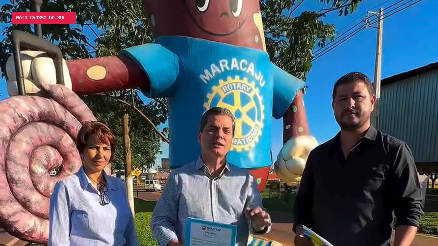 Maracaju assina ordem de serviço para ciclovia e revitalização do canteiro central da Avenida Marechal