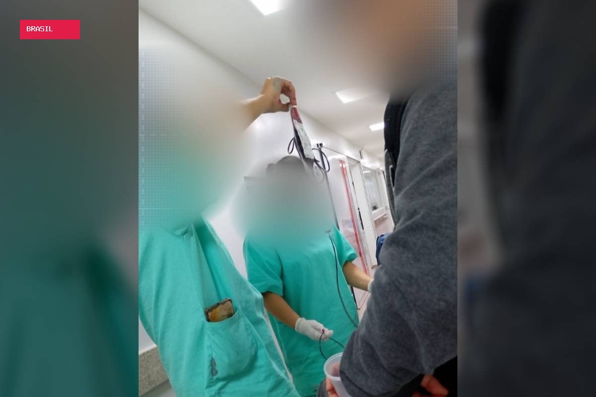 'Vi meu marido morrer e voltar', diz esposa de paciente que passou mal durante transfusão de sangue em