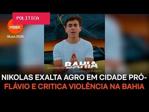 Nikolas exalta agro e expõe problemas do Nordeste em cidade pró-Flávio