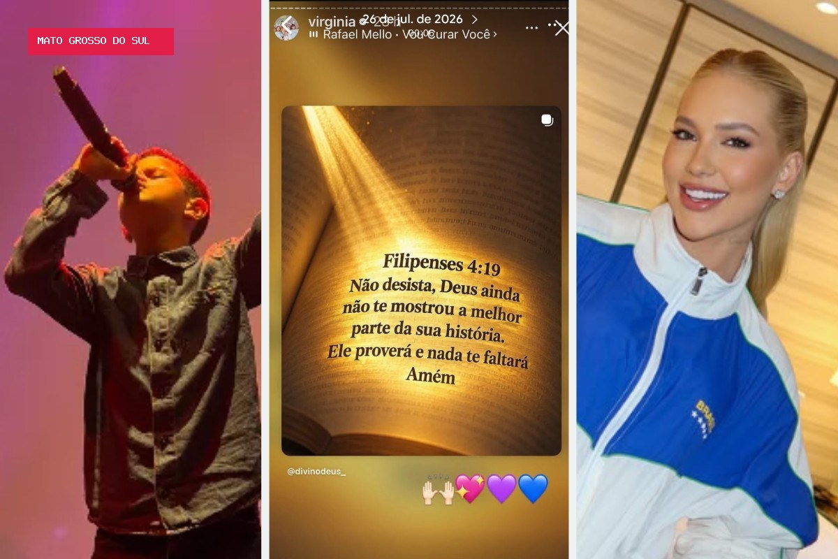 Cantor mirim de MS viraliza com louvor gospel e encanta até Virginia nas redes sociais