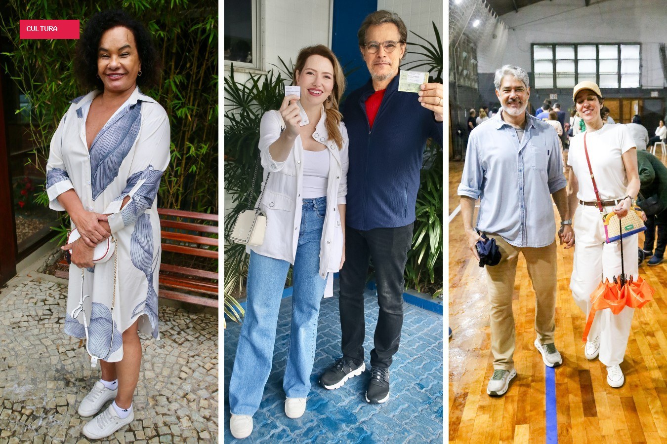 Famosos votam no 2º turno das eleições de 2026; FOTOS
