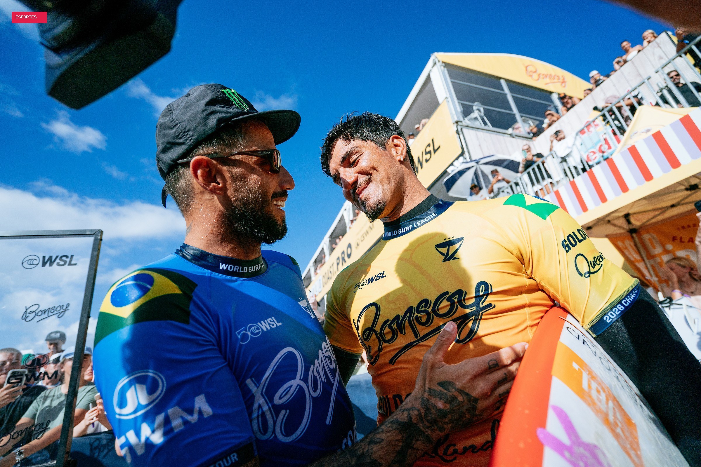 WSL: Medina bate Filipinho em duelo de campeões mudiais e vai às quartas de final de Peniche