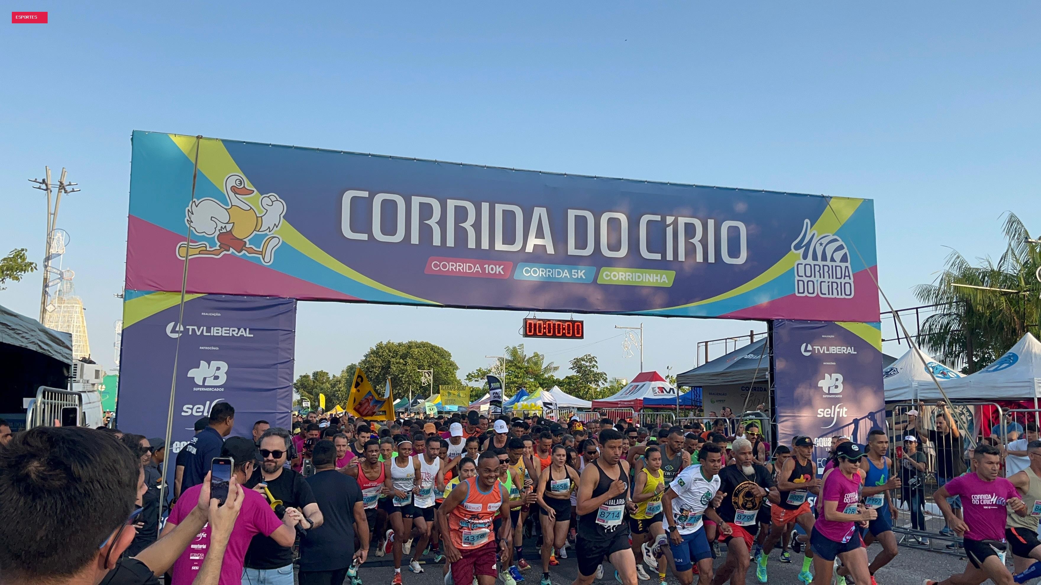 Corrida do Círio 2026 reúne atletas e fantasias em Belém