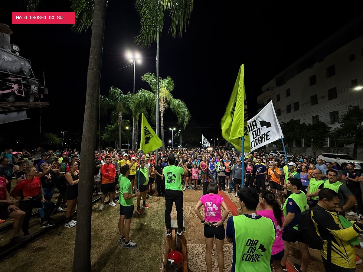 Dia Do Corre comemora um ano com corrida e atrações musicais em Campo Grande