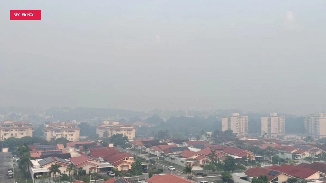 Fumaça de queimadas deixa qualidade do ar 'perigosa' em Manaus; índice supera em 59 vezes recomendação da