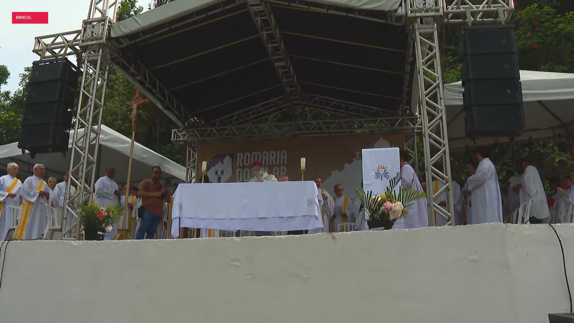 Fiéis de 250 igrejas católicas participam de romaria em homenagem a Nossa Senhora Aparecida em Caxias