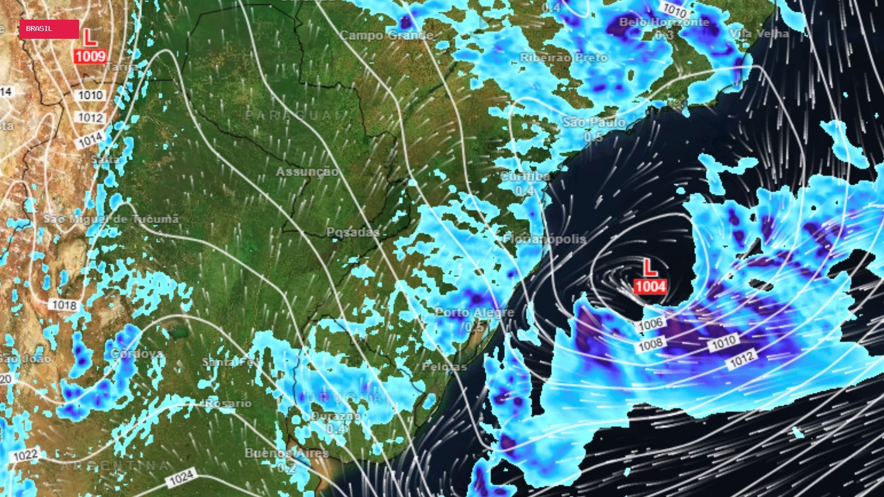 Ciclone e frente fria vão provocar mais tempestades no Paraná, dizem meteorologistas