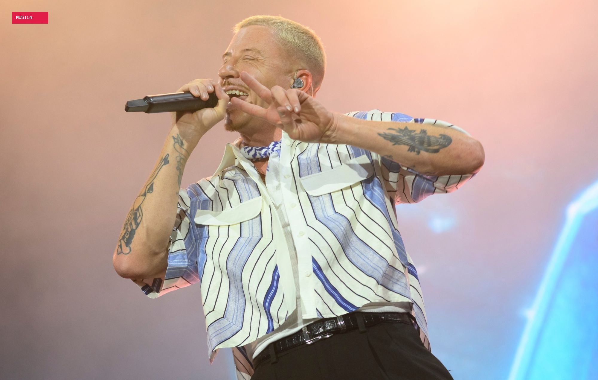 Watch Macklemore, Hozier and Kneecap come together for free, sold-out ‘Free Palestine’ show in Dublin