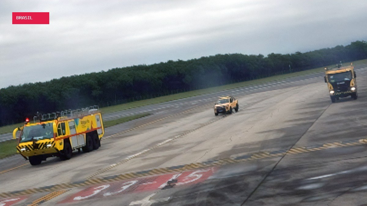 Avião que saiu do Galeão com destino a Curitiba retorna ao Rio após suspeita de pane elétrica