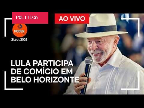Lula participa de comício em Belo Horizonte