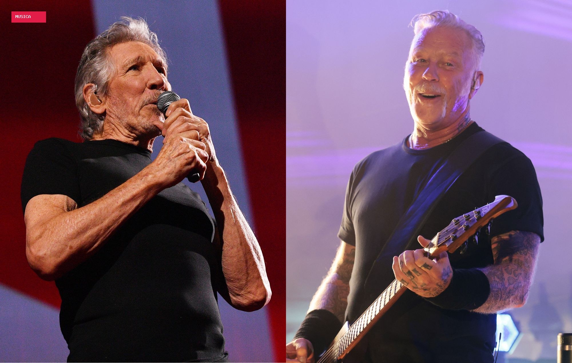 Roger Waters hits back at “complete prick” James Hetfield after Metallica frontman’s statement on music and