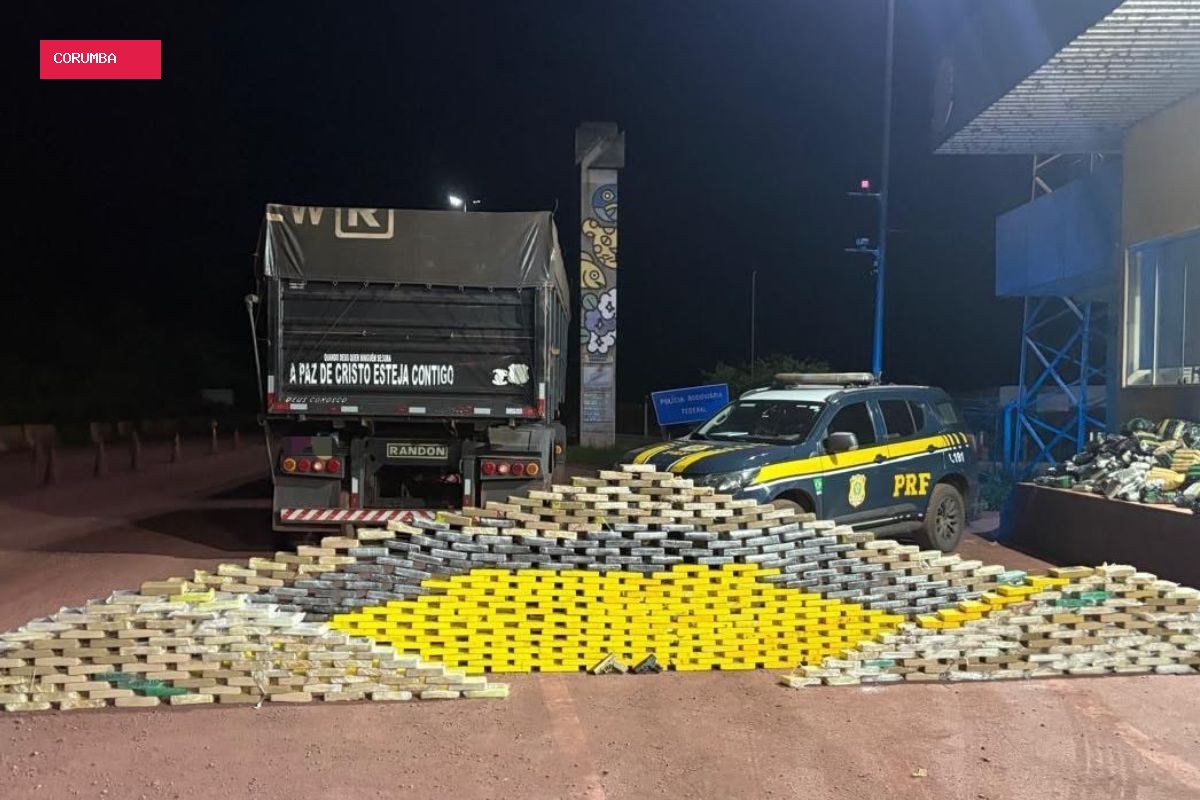 Com mais de 700 kg, PRF faz terceira maior apreensão de cocaína do ano em MS