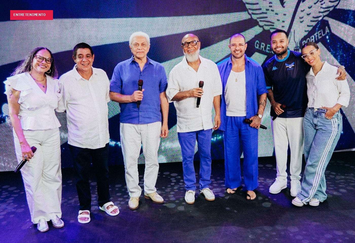 Paulinho da Viola, Teresa Cristina, Zeca Pagodinho e Diogo Nogueira gravam o samba da Portela em tributo a