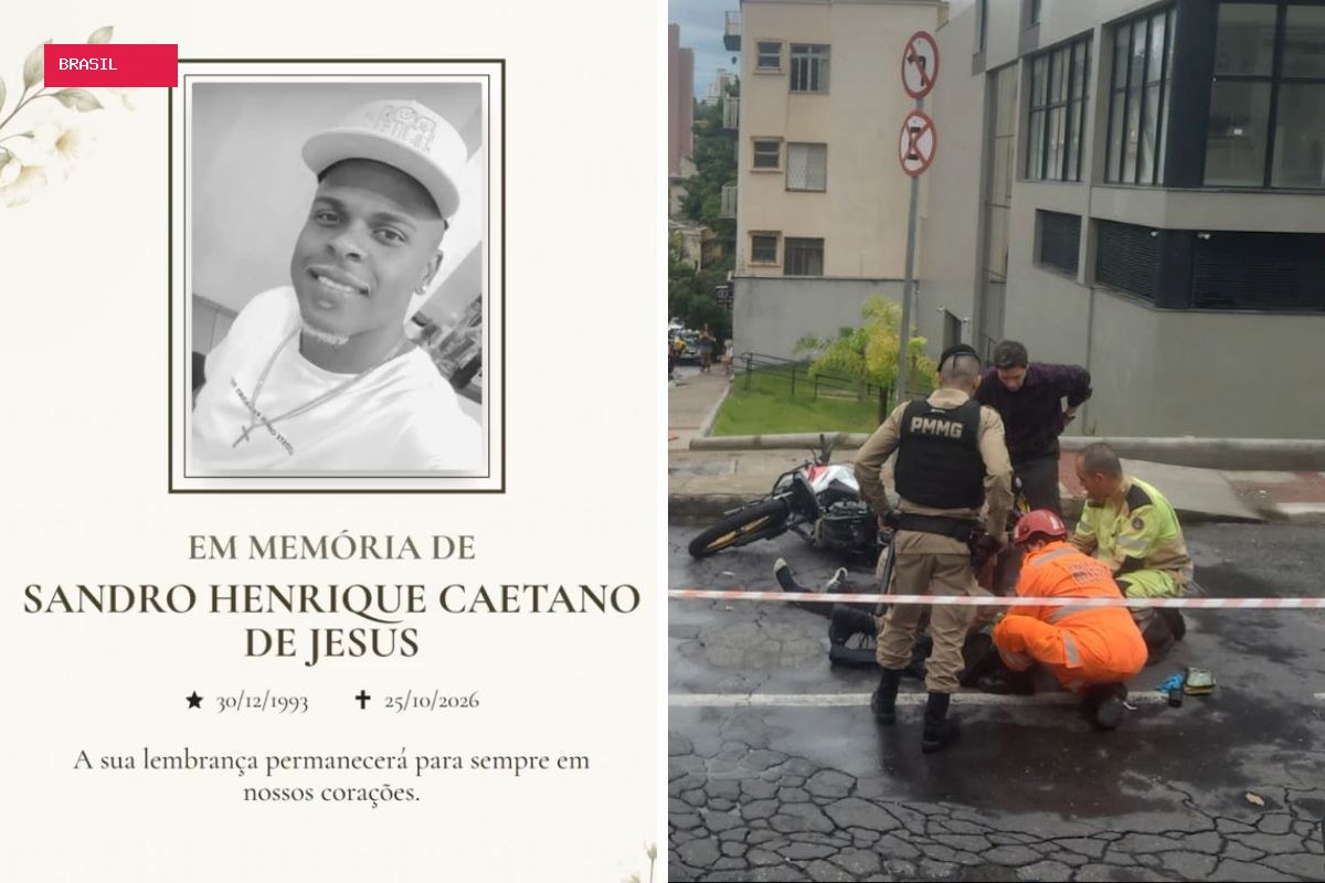 Motociclista que morreu eletrocutado após passar sobre fio energizado em BH é velado nesta terça-feira