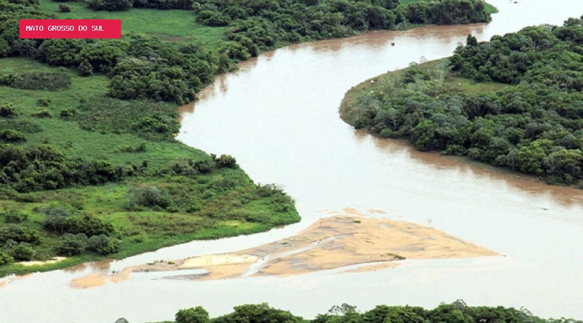Rio Taquari entra em nível de alerta após chuvas em Coxim