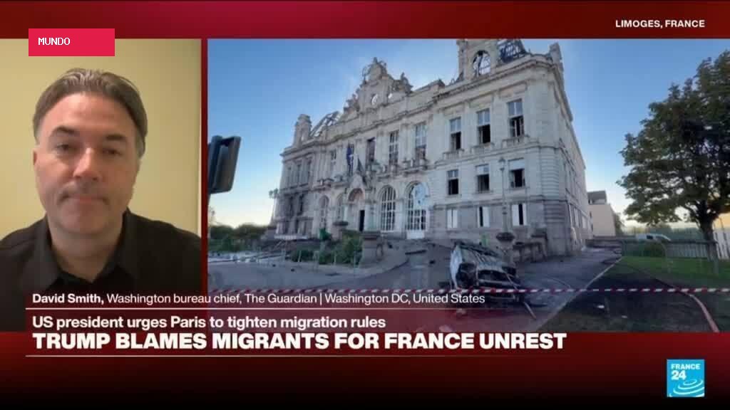 Trump says 'France is burning', country 'shattered' by immigration