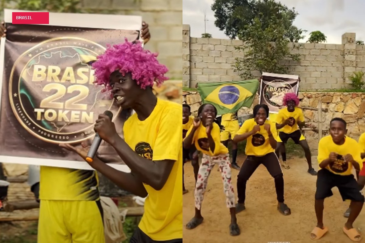 Crianças de Uganda se desculpam por vídeo com referência a Flávio Bolsonaro