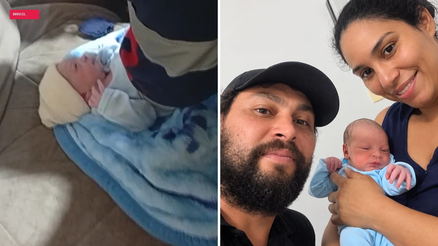Marido ajuda esposa a dar à luz em casa de madrugada minutos antes da chegada do Samu, no Paraná: 'Lembrei