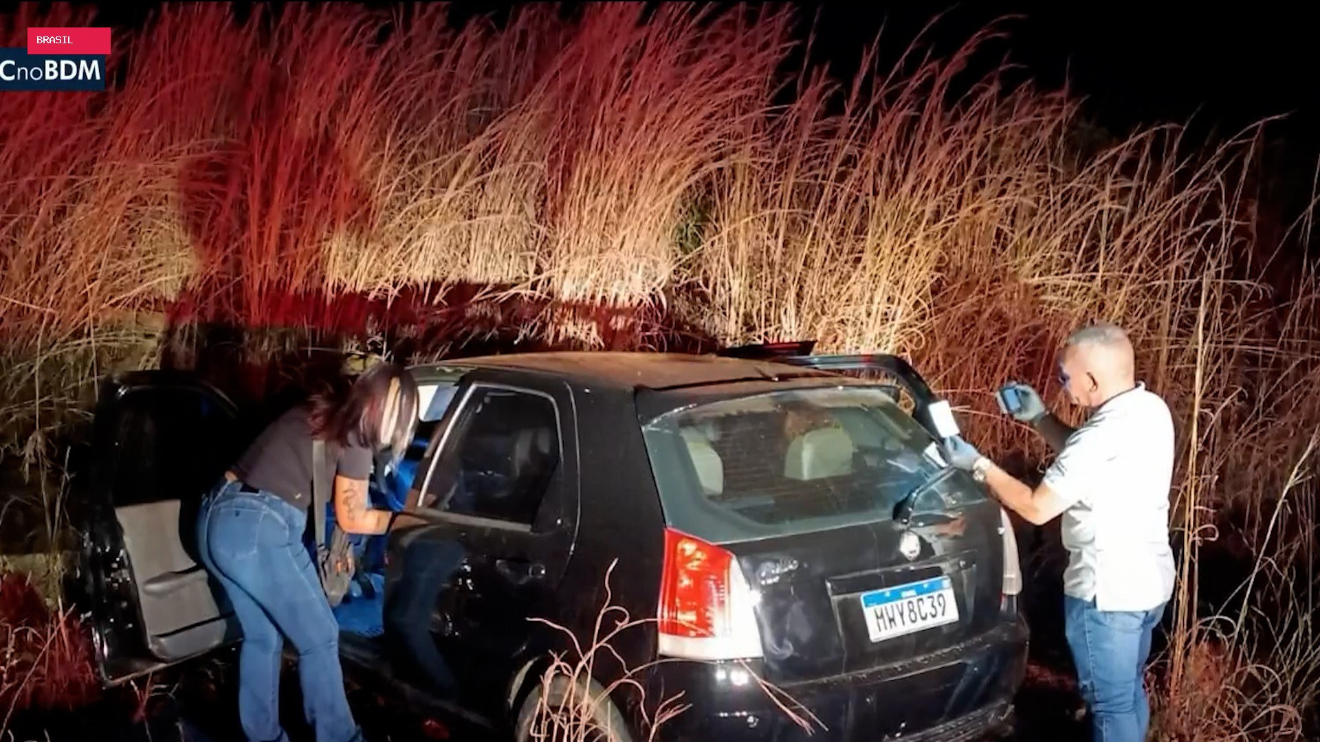 Carro usado por suspeito de tentar matar ex-mulher em Balsas é encontrado abandonado em matagal
