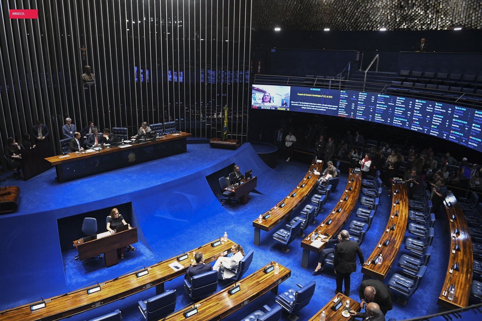 Senado realiza a terceira sessão de discussão sobre PEC do fim da escala 6x1