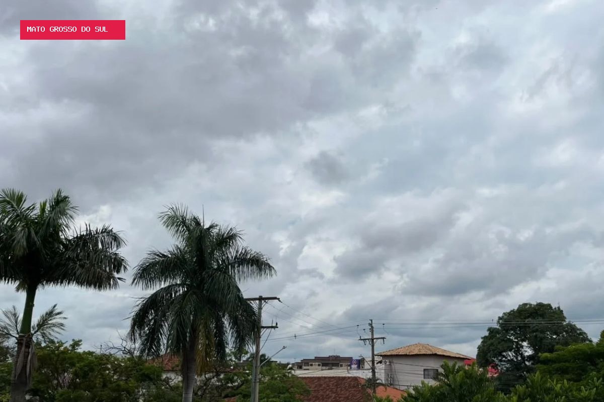 Mato Grosso do Sul tem previsão de chuva forte e temporais