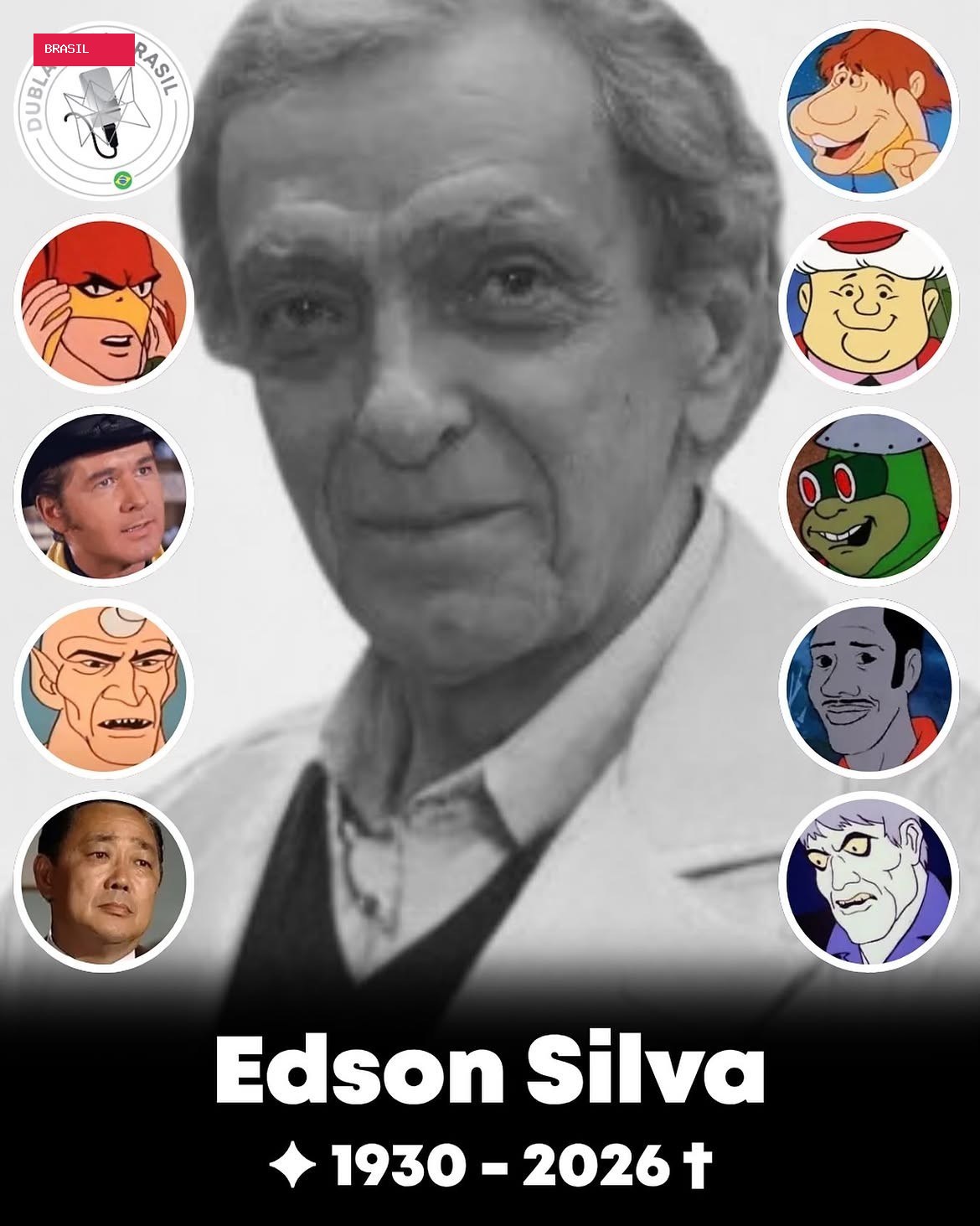 Morre Edson Silva, ator de ‘Laços de Família’ e dublador