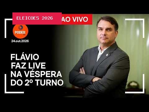Flávio faz live na véspera do 2º turno