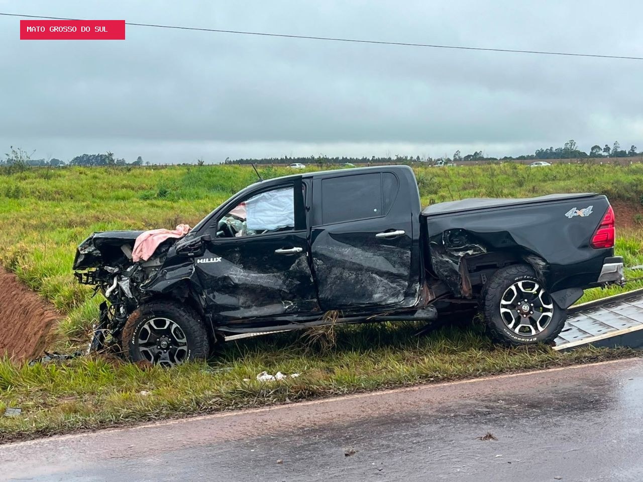 Casal morre e filha de 8 meses fica ferida em acidente com 10 vítimas na MS-168