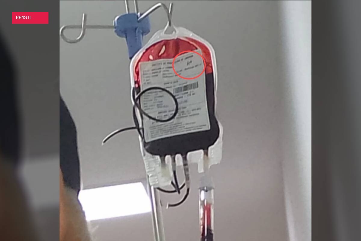 Paciente tem reação após receber transfusão de sangue em hospital do Paraná e família denuncia que ele
