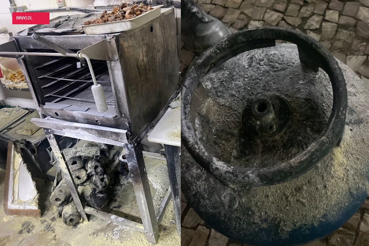 Incêndio com botijão de gás atinge cozinha no prédio de Engenharia da UFMG