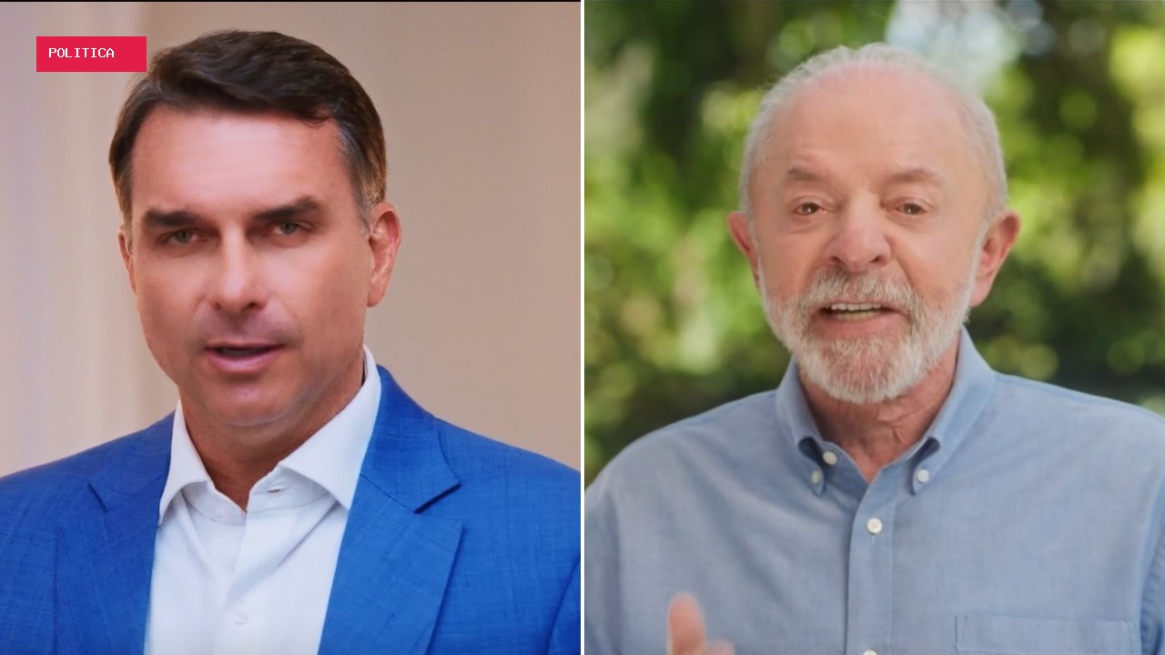 Na estreia da campanha da TV neste 2º turno, Flávio promete manter programas sociais, e Lula critica cortes
